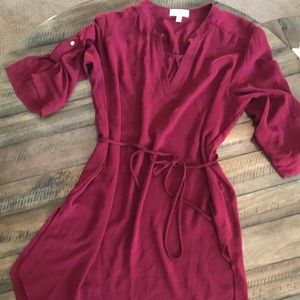 Burgundy Tunic.
